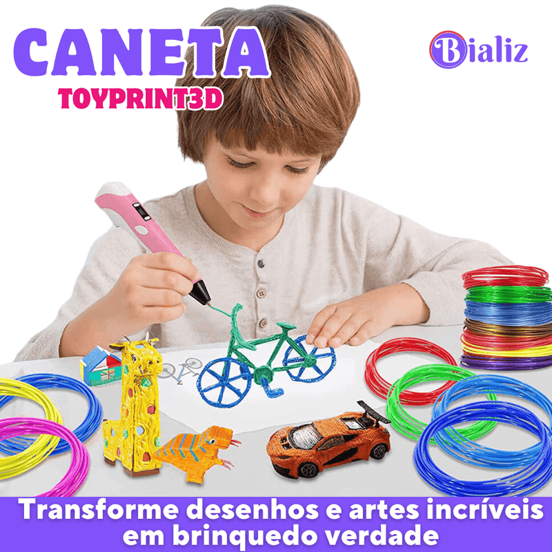 Caneta Toyprint® 3D - Bializ