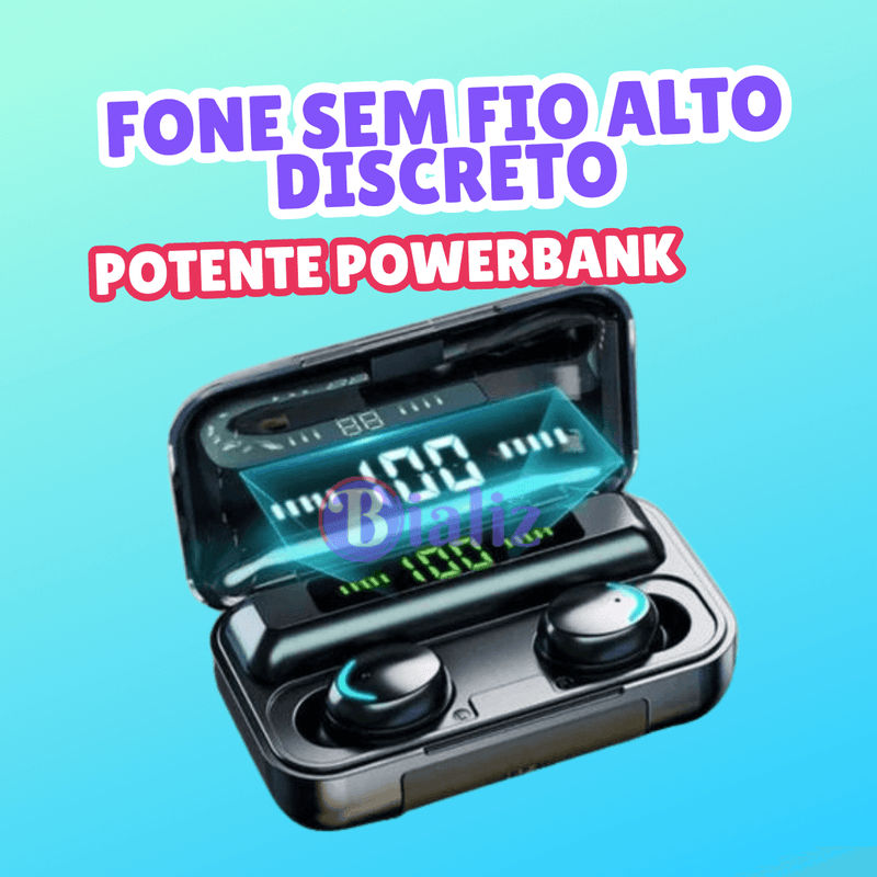 FONE SEM FIO ALTO DISCRETO POTENTE PowerSound™ - Bializ