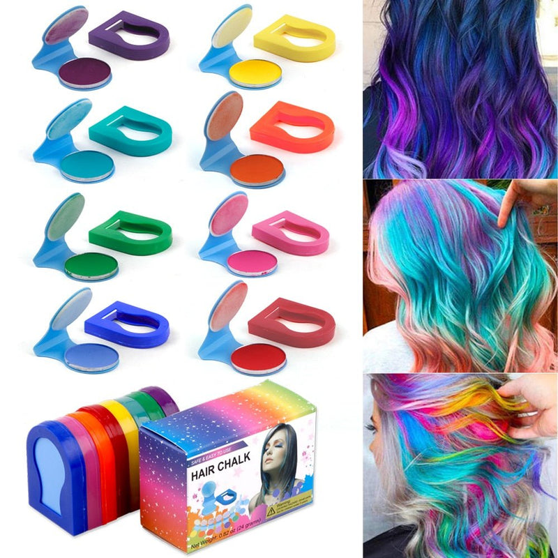 Giz para cabelo Perfect com 8 cores - Bializ