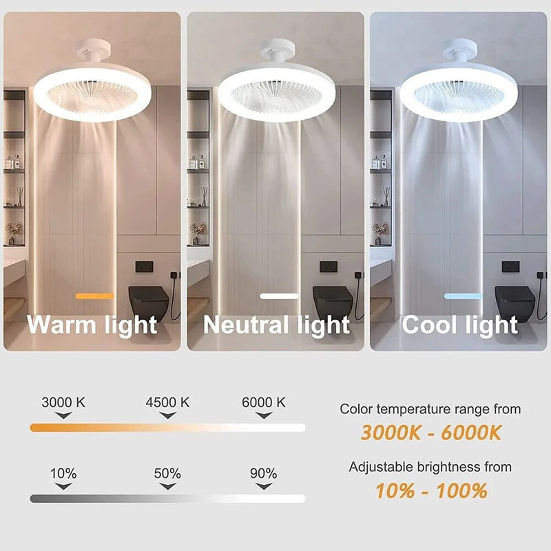 Luminária Inteligente - Ventilador 360º - Bializ