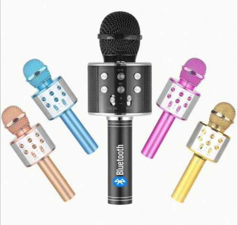 Microfone Karaokê Bluetooth Efeito Voz - Bializ