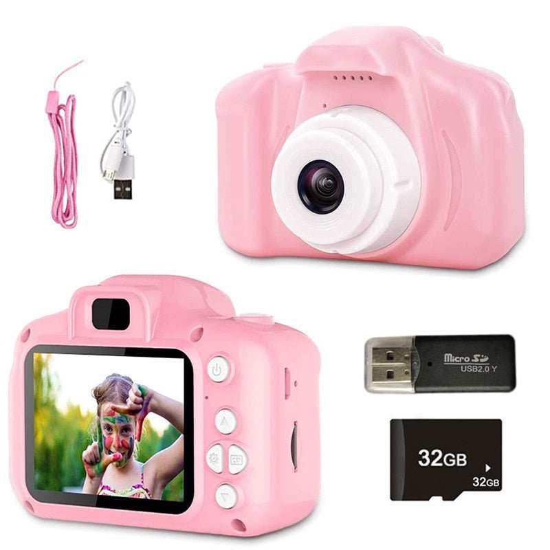 Super Mini Câmera prova d'água, 1080p, tela HD - Bializ